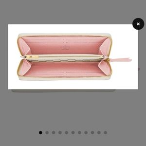 Louis Vuitton clemence wallet damier azur canvas